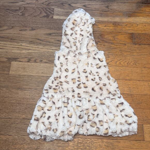 Adidas Track Suit Baby Girl 18 Months Leopard Fuzzy Vest & Vans Shoes Toddler 7 - Picture 16 of 16